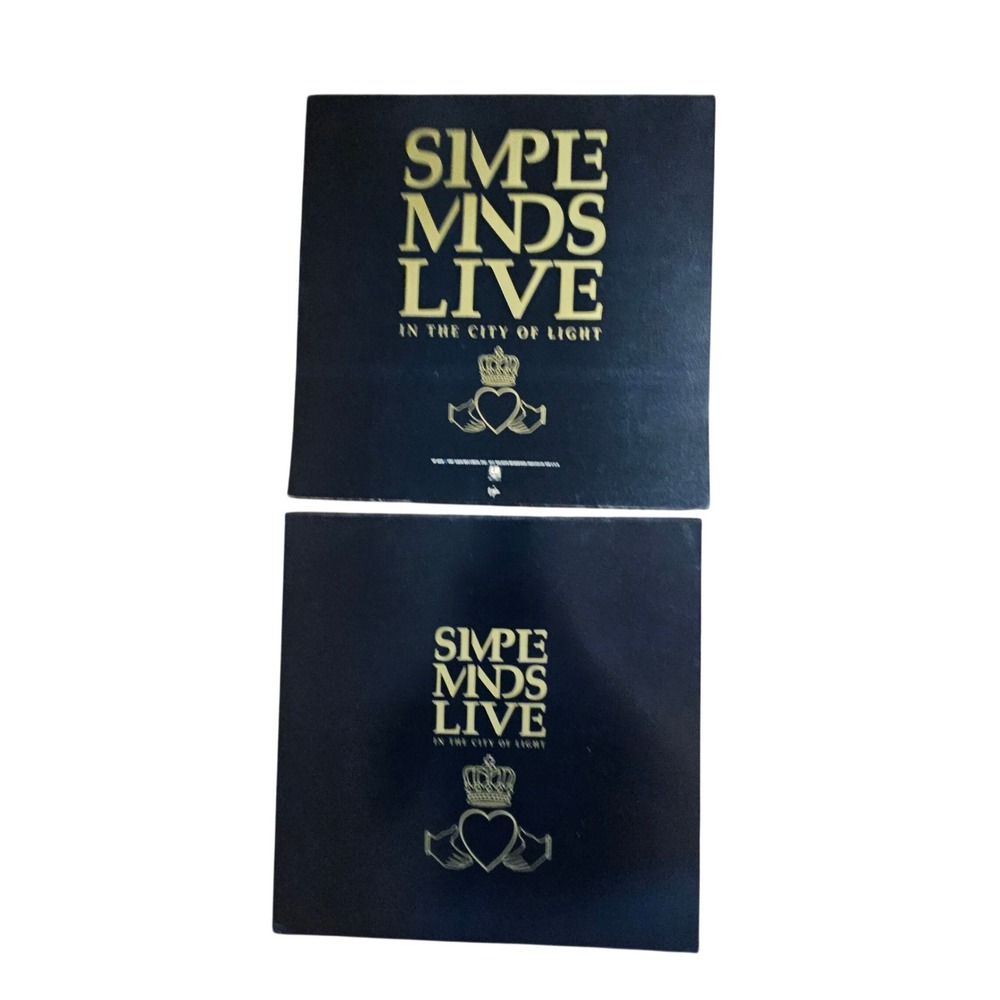 Simple Minds Live In The City Of Light VTG 1989  Promo Flat Poster 12x12 A&M D/S